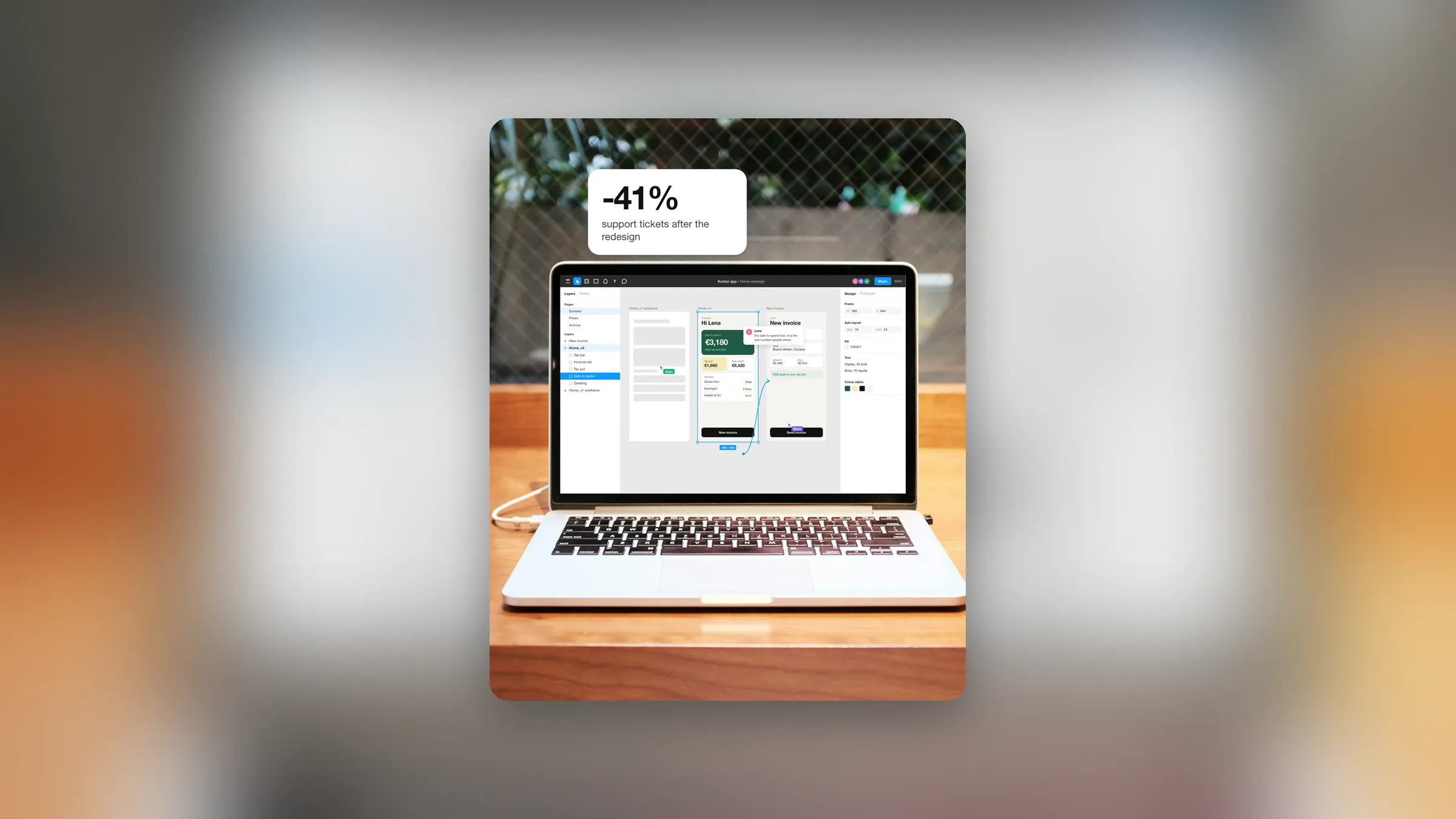 UI/UX design by Enthros