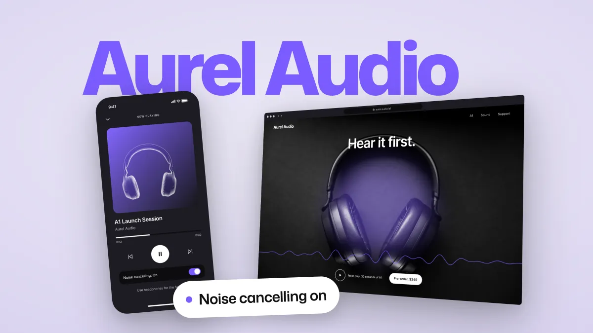 Audio brand: Launching a headphone with nothing but sound