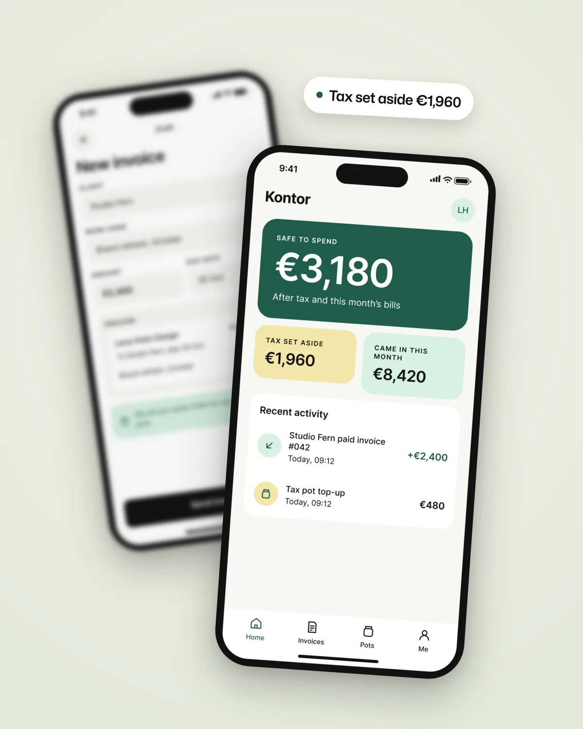 Fintech startup, detail 1