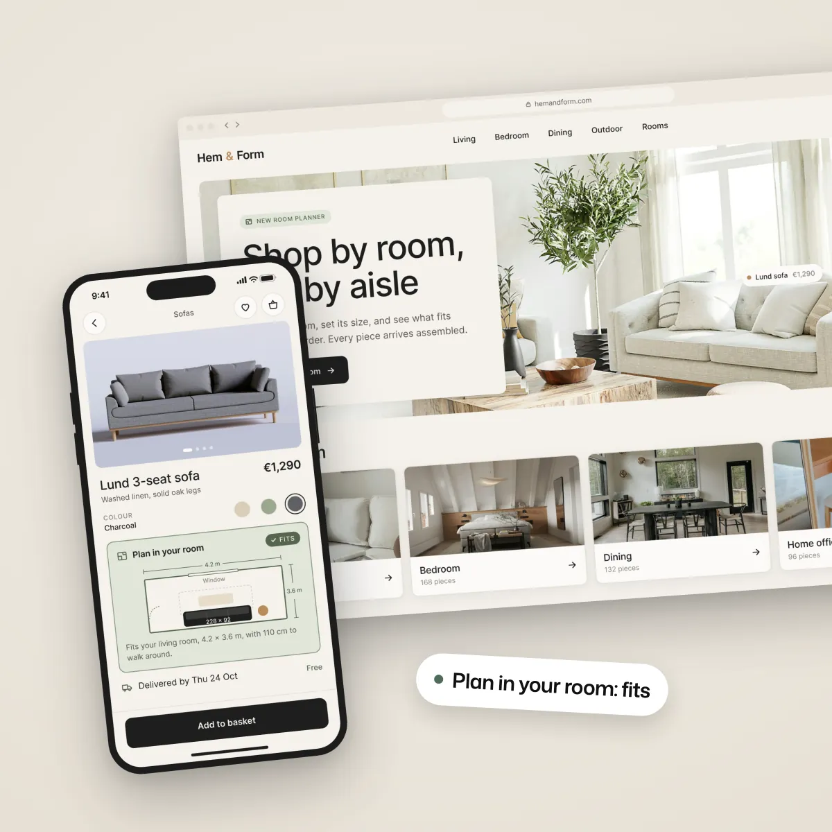 Furniture retailer: A furniture store that sells like a showroom